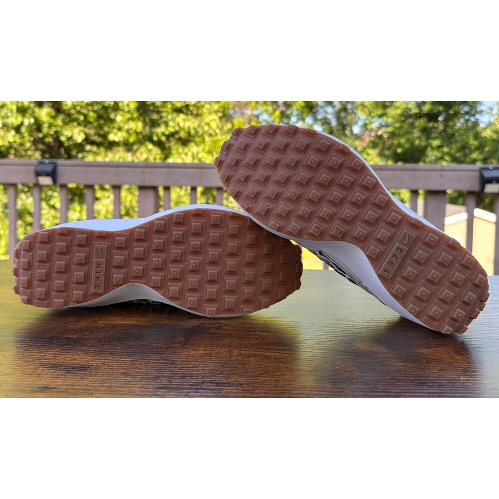 Nike Waffle One DZ5201-100 Leopard Print Swoosh White Orange Women’s 7 Shoes - Picture 11 of 16